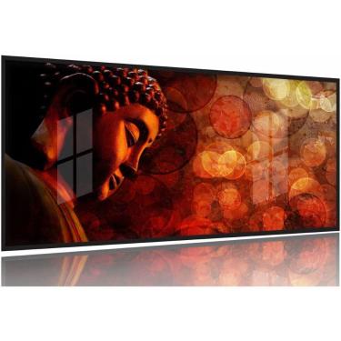 Imagem de Quadro Decorativo Buda Mistico130x60 Moldura Preta 2x2