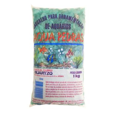 Imagem de Cristal Quartzo Decoração Aquário e jardim Verde Escuro -1kg
