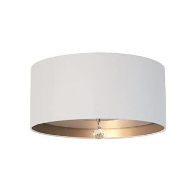 Imagem de Luminária de Teto Plafon Interna Bronze 50x15cm Cor:Branco5810