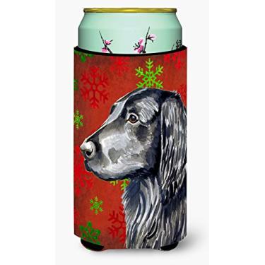 Imagem de Caroline's Treasures LH9321TBC Retriever Flocos de Neve Revestido Plano, Natal Alto, Menino, Bebidas Isolantes, Isolador de Bebidas, Abraçadeira, Menino Alto, Multicolorido