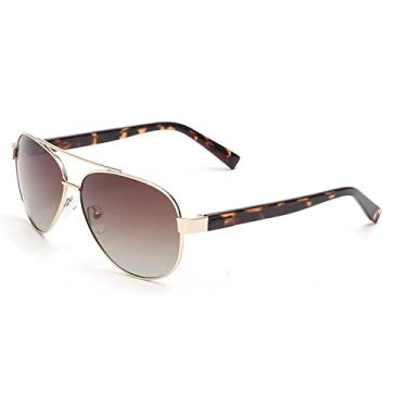 Imagem de Óculos de sol polarizados feminino UV400 espelho rosa, marrom gradiente, Z