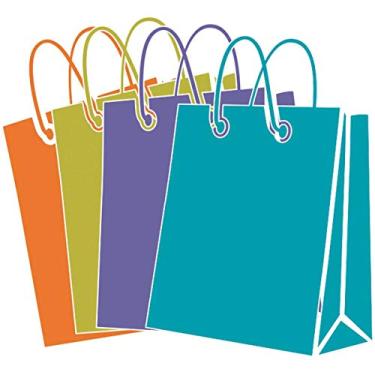 Imagem de Sacola Laminada Natal, Cromus Embalagens 14000309, Multicor, 26 x 19.5 x 9.5 cm, Pacote de 10