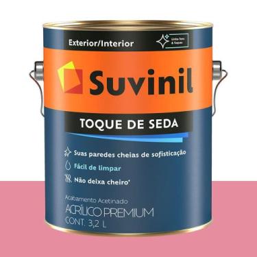 Imagem de Tinta Acrílica Acetinada Suvinil Buquê De Rosas 3,2 L