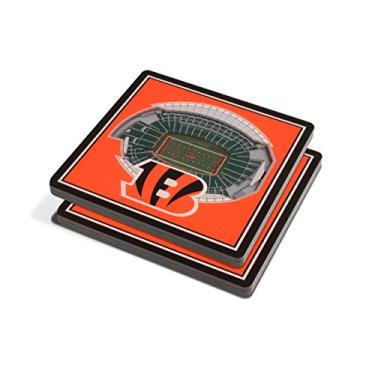 Imagem de YouTheFan Porta-copos NFL Cincinnati Bengals 3D StadiumView - Estádio Paul Brown