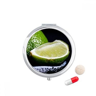 Imagem de Porta-comprimidos, porta-comprimidos, porta-comprimidos, frescos, frutas, verde e limão