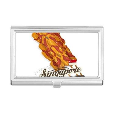Imagem de Porta-cartões de visita tradicional Singapura Satay