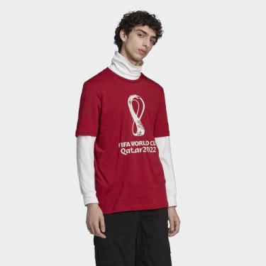 Imagem de Camiseta Estampada Copa Do Mundo Fifa 2022 - Adidas