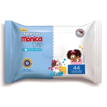 Imagem de Lenco Umedecido Turma da Monica Pct C/44UN 20465-0
