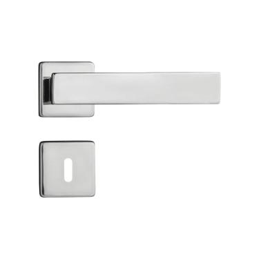Imagem de Fechadura Interna Roseta Quadrada 583-55 Banheiro Retro Pado