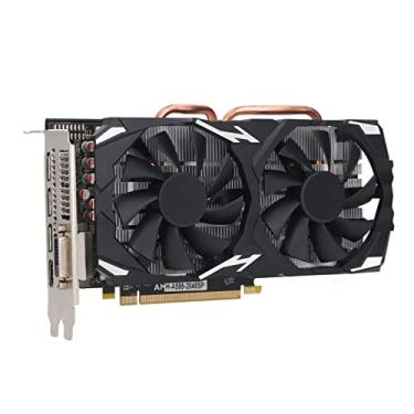 Imagem de Placa Gráfica RX580 Jogo Placa Gráfica 8GB GDDR5 256BIT Placa Gráfica de Computador de Mesa de Baixo Ruído para 10 11 Vista (RX580 8GB GDDR5 256BIT)