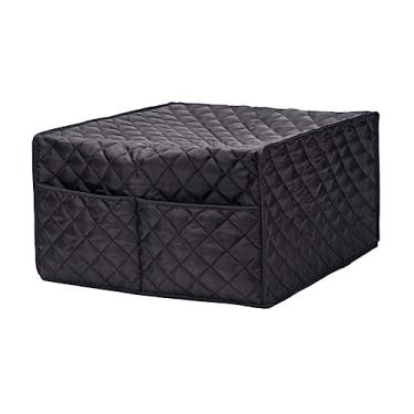 Imagem de Capa para Microondas Forno Forno Protetor Externo Capa para Máquinas de Pão Capa Protetora Organizador À Prova D' Água Estojo Protetor Forno, PRETO