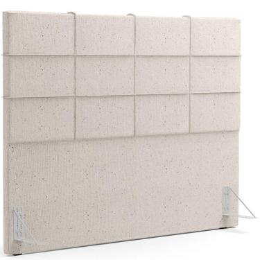 Imagem de Cabeceira Cama Box Casal 140 cm Roma W01 Linho Cru - Lyam