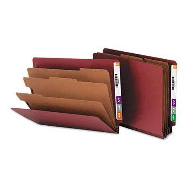 Imagem de SMD26865 - Pastas de Classificação de Aba Final Smead Pressboard, Pasta Arquivo, Pasta Classificadora