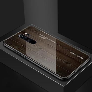 Imagem de Capa de telefone de grão de madeira para xiaomi note 9 pro vidro temperado capa dura para xiaomi poco x3 pro f3 para redmi note 10 9 8 pro,01, para mi 10t pro