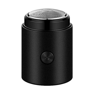 Imagem de harayaa Barbeador elétrico masculino portátil presente de dia dos pais poderoso uso molhado e seco USB recarregável mini barbeador elétrico para carro e casa