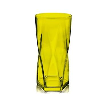Imagem de Copo Crisa Rombus Amarelo Neon - 465 ml