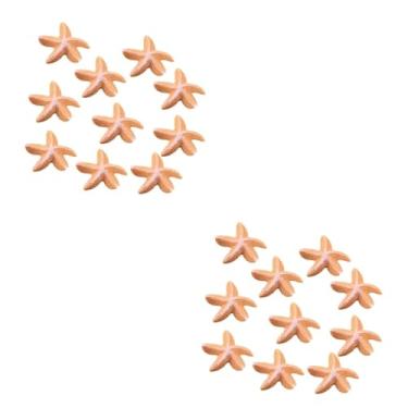 Imagem de HOMSFOU 20 Peças Resina De Estimulação Pequena Estrela Do Mar Estimulação Estrela Do Mar Micro Paisagem Pequena Estrela Do Mar O Mediterrâneo