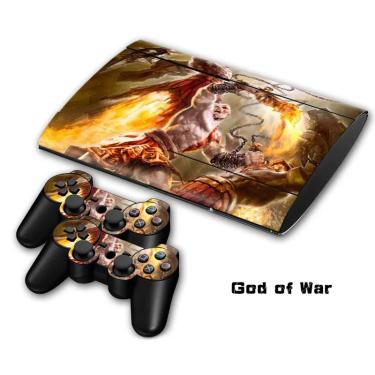 Imagem de Vinil Adesivo Pele para PlayStation 3  Decalque para PS4 Console e Controladores  God of War
