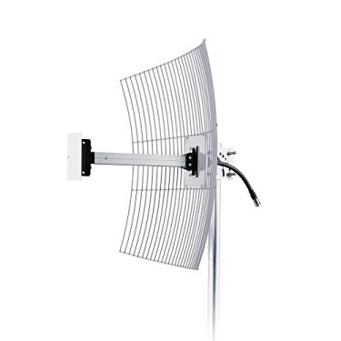 Imagem de Antena Parabólica de Grade para Telefonia Celular 4G 20 dBi, Aquario, CF-2620, Cinza, Médio