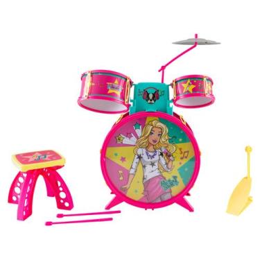 Imagem de Bateria De Brinquedo Barbie Fabulosa - Fun