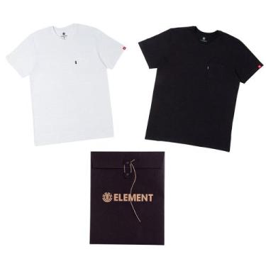 Imagem de Camiseta Element Minimal Pocket Kit Com 2