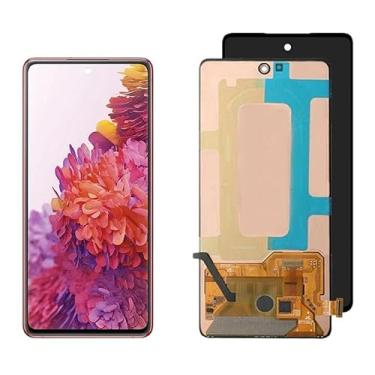 Imagem de SHOWGOOD para Samsung Galaxy S20 FE 4G/5G Display LCD Touch Screen digitalizador de substituição para tela Samsung S20 Lite (roxo com moldura 4G)