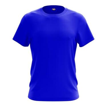Imagem de Camisa Manga Curta para Academia Dry Fit Camiseta Masculina (PP, Azul Royal)