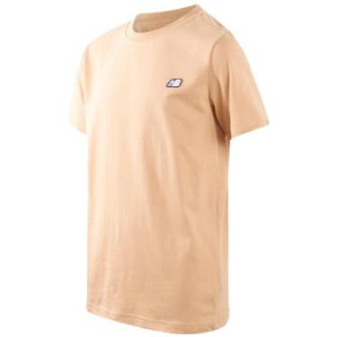 Imagem de New Balance Camiseta para meninos - Camiseta clássica de algodão para meninos - Camiseta infantil juvenil gola redonda manga curta (8-20), Incenso, 18-20