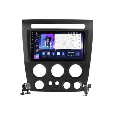 Imagem de YLOXFW Car Stereo 2 Din Android 13.0 Radio with 4G 5G WiFi DSP SWC Carplay for H-ummer H3 2005-2010 GPS Sat Navigation 9'' MP5 Multimedia Video Player FM BT Receiver,M400s