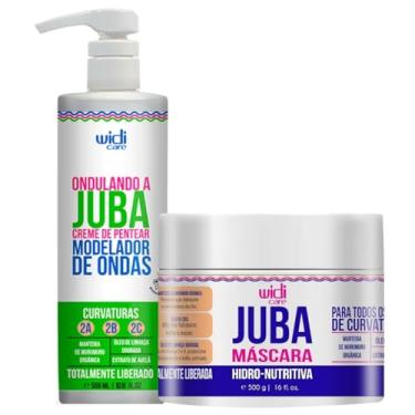 Imagem de Kit Juba Widi Care Creme Pentear Ondulando E Mascara Hidro Nutrição Intensa Capilar