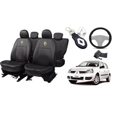 Imagem de Capa de couro para o banco clio 1990-2012 proteção impermeável