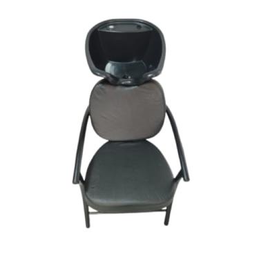 Imagem de HENVIFER, lavatório cuba salão Cabelo reclinável c/acento cabeleireira