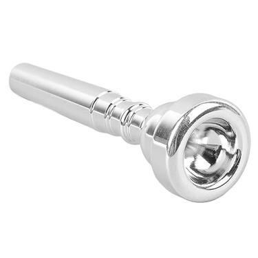 Imagem de Bocal de Instrumento de Trompete Bocal de Instrumento de Sopro Bocal de Trompete de Metal, Bocal de Trompete Substituição de Bocal de Trompete Responsivo para Trompetista para