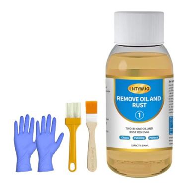 Imagem de LNTYWJG Removedor de ferrugem de força industrial, remoção de ferrugem penetrante para aço, aço inoxidável, ferro forjado, ferro fundido, chapa metálica, carro, automotivo