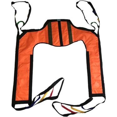 Imagem de Eslinga de elevação de paciente de corpo inteiro para pacientes paralisados ​​em hospitais domiciliares Eslinga de transferência resistente para idosos com deficiência para auxiliares de rea