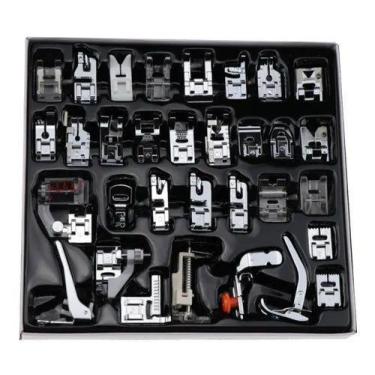 Imagem de Kit Com 32 Calcadores Para Patchwork Máquina Doméstica - Universal