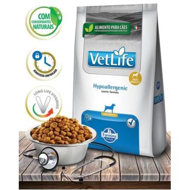 Imagem de Ração Seca Vet Life Natural Hypoallergenic para Cães de Raças Mini com