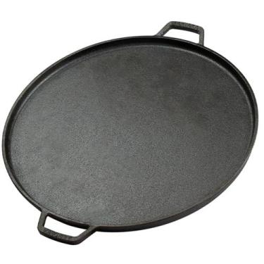 Imagem de Chapa de Ferro Fundido 24 cm Redonda Petisco Porção - Fundição Santana