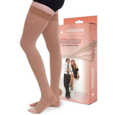 Imagem de Meia 7/8 Média Compressão Venosan Ultraline 4000 20-30 AGH PE Aberto, 