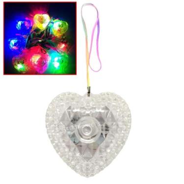 Imagem de Colar De Led Pisca Coração Para Festas Casamento Formatura XM21150CO -