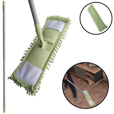 Imagem de Vassoura Mop Tira Pó 44 Cm Chenille Bompack Microfibra Esfregão