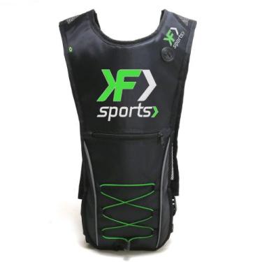 Imagem de Mochila De Hidratação Para Ciclismo Verde Com Refil - F Sports, 2 litr