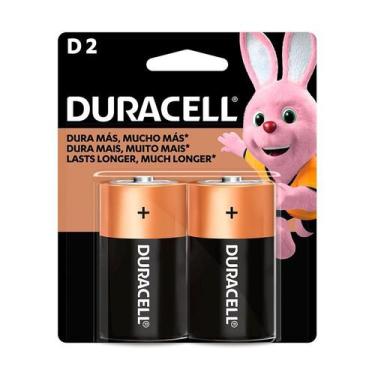 Imagem de Pilha Duracell Alcalina D Grande C/ 2 Unidades