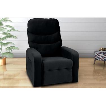 Imagem de Poltrona do Papai Reclinável Punto Preto Matrix