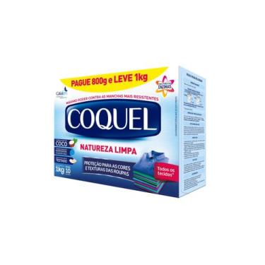 Imagem de Lava Roupas Em Po Coquel Natureza Limpa 1Kg - Casa Km