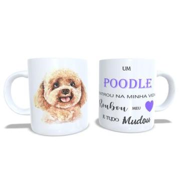 Imagem de Canecas Personalizadas Coleção Cães de Raças  - Estampa Sublimada, Poo