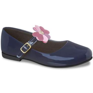 Imagem de Sapatilha Infantil Feminina Juvenil Sapato Social Menina - Pepite, Azu