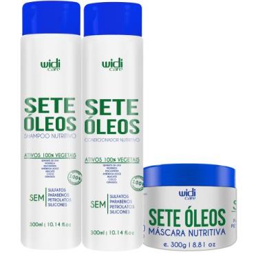 Imagem de Kit Widi Care Sete Óleos Manutenção Shampoo Condic Mascara