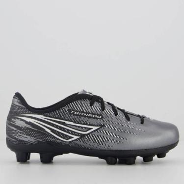 Imagem de Chuteira Penalty Tornado Campo Juvenil Cinza, 35