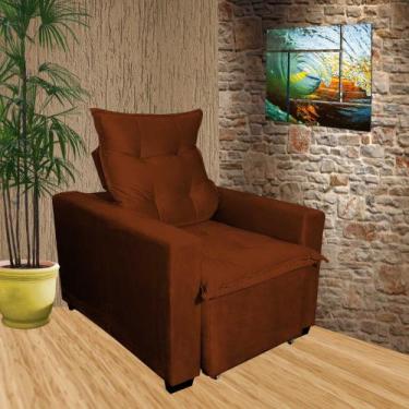 Imagem de Poltrona Amamentação E Decoração Ariel Exclusiva Retratil e Reclinavel